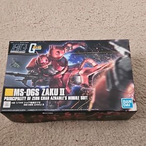 Bandai Gundam HGUC MS-06S Char Zaku II 40th Anniversary HG 1/144 Model Kit Japan